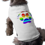 I Love My Mommies Gay Pride Dog Tees