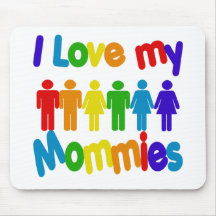 I Love my Mommies Mouse Mat