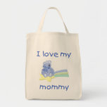 I love my mommy (blue bear w/ star) bags
