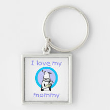 I love my mommy (cow) keychains
