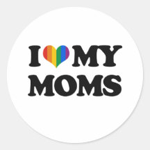 I LOVE MY MOMS STICKERS