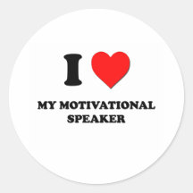 I love My Motivational Speaker Sticker