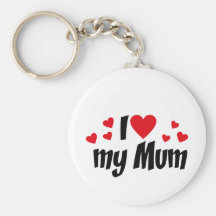 I love my Mum Schlüsselband