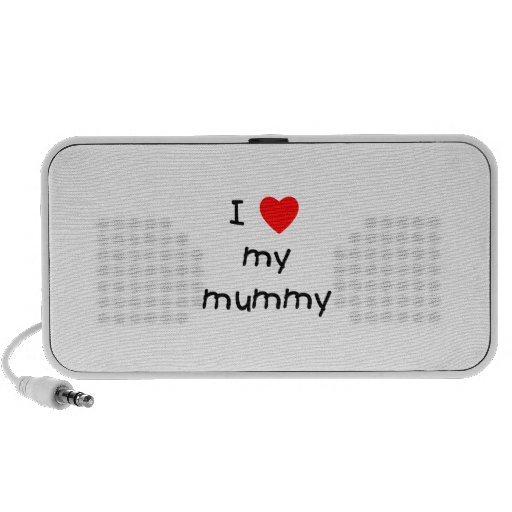 I Love My Mummy Notebook Speaker
