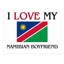I Love My Namibian Boyfriend Post Card