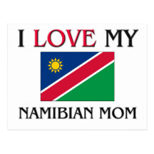 I Love My Namibian Mom Postcards