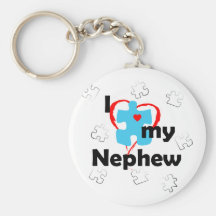 I Love My Nephew - Autism Key Chains