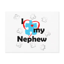 I Love My Nephew - Autism Post Cards