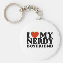 I Love My Nerdy Boyfriend Key Chains