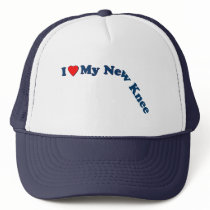 I Love My New Knee Mesh Hat