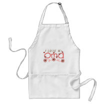 I Love My OMA Gifts Apron