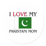 I Love My Pakistani Mom stickers