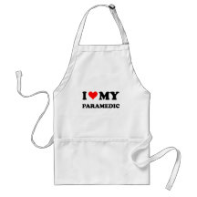 I Love My Paramedic Apron