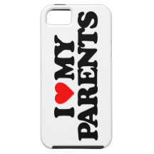 I LOVE MY PARENTS iPhone 5 CASE