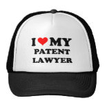 I Love My Patent Lawyer Trucker Hats