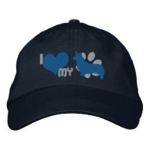 I Love my Pembroke Welsh Corgi Baseball Cap