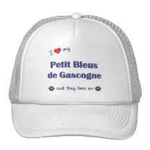 I Love My Petit Bleus de Gascogne (Multiple Dogs) Hat