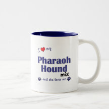 I Love My Pharaoh Hound Mix (Female Dog) Coffee Mug