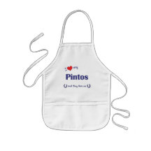 I Love My Pintos (Multiple Horses) Aprons
