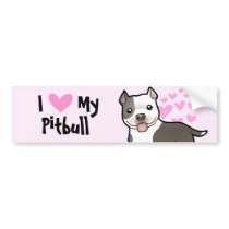 I Love My Pitbull / American Staffordshire Terrier