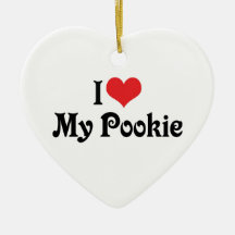 I Love My Pookie Ornament