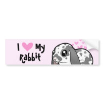 I Love My Rabbit (floppy ear smooth hair)