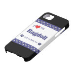 I Love My Ragdoll (Male Cat) iPhone 5 Case