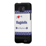 I Love My Ragdolls (Multiple Cats) Samsung Galaxy Cover