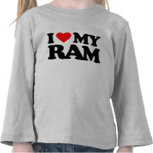 I LOVE MY RAM TSHIRTS