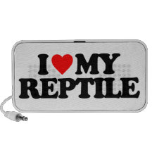I LOVE MY REPTILE TRAVEL SPEAKER
