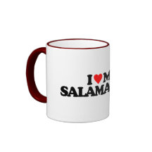 I LOVE MY SALAMANDER MUG