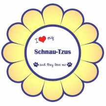 I Love My Schnau-Tzus (Multiple Dogs) Photo Sculpture