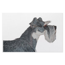 I Love My Schnauzer Customized Stationery