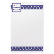 I Love My Schnauzers (Multiple Dogs) Personalized Stationery