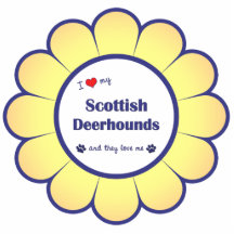 I Love My Scottish Deerhounds (Multiple Dogs) Cut Outs