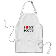 I Love My SCOUT Aprons