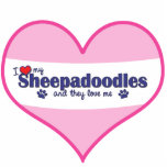 I Love My Sheepadoodles (Multiple Dogs) Photo Cut Out