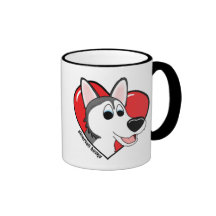 I Love my Siberian Husky Mug