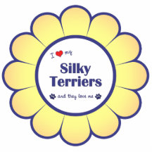 I Love My Silky Terriers (Multiple Dogs) Photo Sculptures