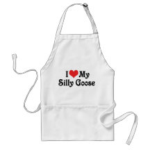 I Love My Silly Goose Apron