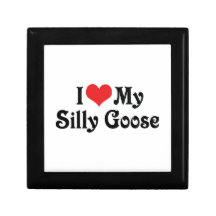 I Love My Silly Goose Jewelry Boxes