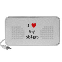I Love My Sisters Mp3 Speakers
