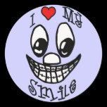 I Love My Smile stickers