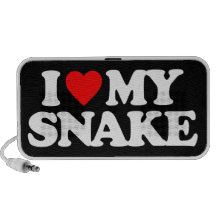 I LOVE MY SNAKE TRAVELLING SPEAKER