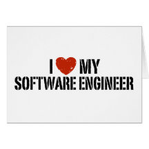 I Love My software Engineer Cards