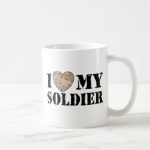 I Love My Soldier Coffee Mug