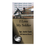 "I Love My Soldier" Custom Photo Card