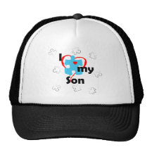 I Love My Son  - Autism Mesh Hat
