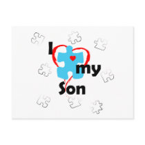 I Love My Son  - Autism Post Cards