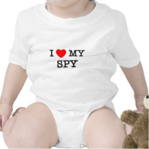 I Love My SPY Baby Bodysuit